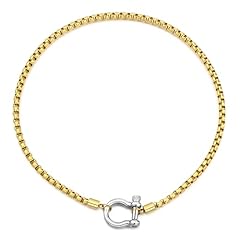 Gold Chain+Silver Clasp