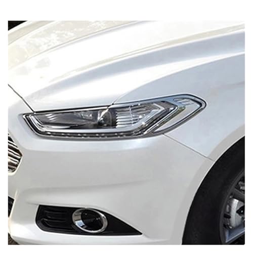 Embellecedor de faros para Ford Fusion Contour 2013-2015 moldura cromada exterior 5