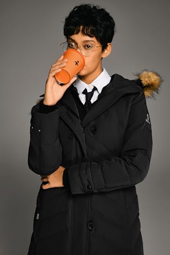 Orolay Women's Hooded Slim Puffer Jacket Quilted Mid Length Winter Down Coat4