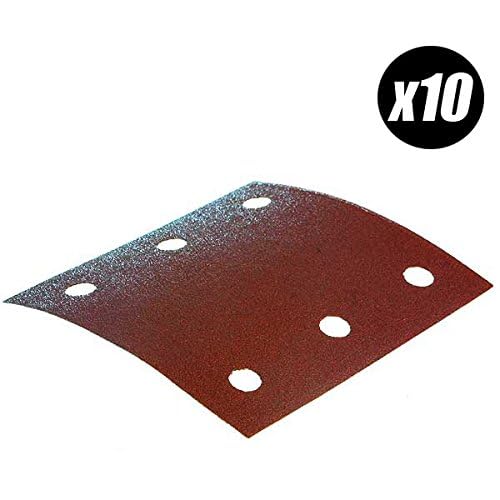 Papier abrafif velcro 114 x 102 mm 6 ouvertures grain 150 10 pièces Makita P 33130 - vue 2