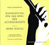  MOECK MONKEMEYER HELMUT - HANDLEITUNG FÜR DAS SPIEL DER ALTBLOCKFLÖTE - VOL II Theorie und Pedagogik Blockflöte