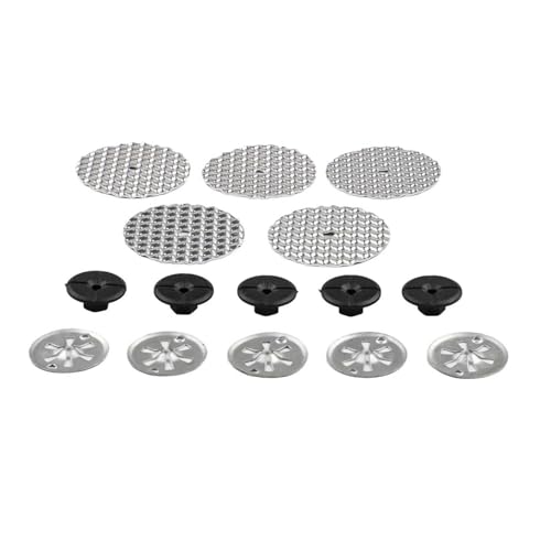 MonoSora Kit de réparation de bouclier thermique en métal pour plaque de protection, anti-corrosion et résistant à l'usure, argenté, compatible avec OEM 6715468 N90335004 N90335006 N90796502 N90796501