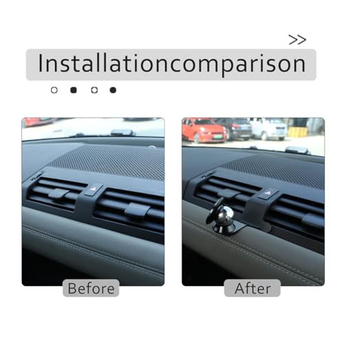 Bekantogy Car Phone Holder Aluminum Alloy Cell Phone Holder Car Dashboard Cell Phone Holder Compatible with Land Rover Defender 90 110 130 2020-2024 Models (Central Air Conditioning Outlet)