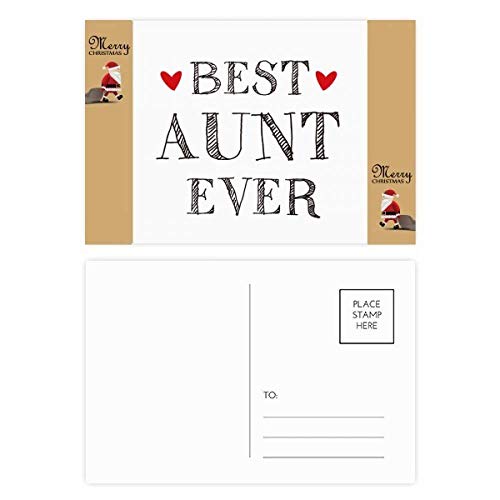 Cartes postales Best Aunt Ever (lot de 20) pour écrire à sa tante