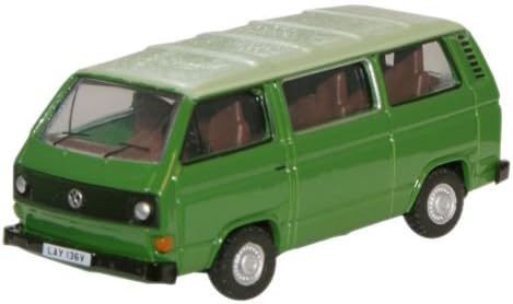 Oxford Diecast 76T25005 Lime Green/Saima Green VW T25 Bus