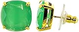 Kate Spade Small Square Studs, Beryl Green