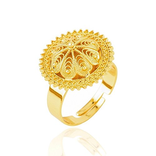 18K Gold Plated Ethiopian Hair Accessories Jewelry Sets Ethiopia Eritrean Women Gift #TOP4