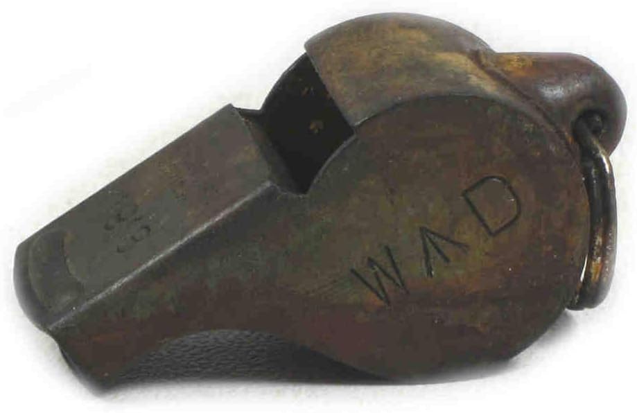 WW1 Whistle 1918 J Hudson & Co Trench Army RFC RAF WWI Acme No58 Brass Aged