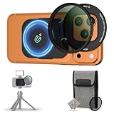 Upgraded 67mm Phone Lens Filter Adapter Mount + CPL for iPhone 17 16 15 14 Pro Max Plus Air, Double-Sided Magnetic Phone Lens Filter Ring with 1/4-20" & Cold Shoe Pull-Out to fit 17 Pro Max