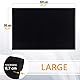 GadHome Fußmatte Schwarz 90x120 cm|Eingangstürmatte wasserdicht waschbar strapazierfähiger Schmutzfänger | Rutschfester Schmutzfängerfußmatte für Haustür, Flur, Eingang, Küche, Schlafzimmer