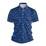 Generisch 2026 Abbigliamento funzionale, traspirante, traspirante, traspirante e traspirante, ideale per tennis, tempo libero, lavoro, vestibilità comoda, Blu, L