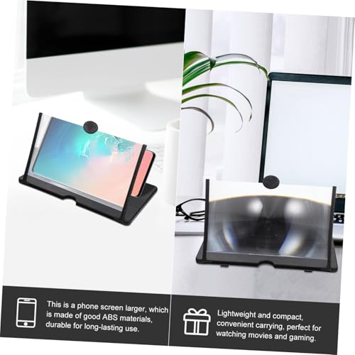 Lupa de pantalla para móvil de ABS con soporte de lectura doméstico 7