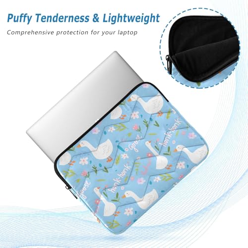 Funda acolchada para portátil 13-13.3'' diseño gansos miniatura 6