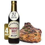 ALLEGRO - The Marinate Everything Marinades | Perfect Marinades for Meat & Veggies | Marinade for Grilling, Roasting & Cooking | Kosher & Gluten Free | 12.7 Oz (Pack of 4) - Nashville Hot