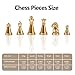 Mini Travel Chess Set Magnetic Vikutu 5.11 Inches Portable Small Folding Chess Board (X-Small)