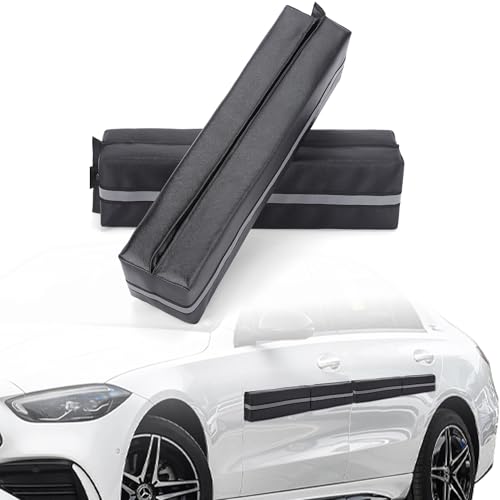 Protector de abolladuras para Puerta de Coche, Desmontable, Evita abolladuras y arañazos en vehículos (Negro)