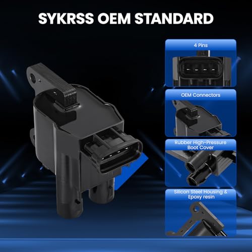 Image of 2-Pack UF180 Ignition Coils Compatible with Toyota 1997-2000 4Runner 2.7, 1997-2001 Camry 2.2, 1998-2000 RAV4 Tacoma 2.0 2.7, 1999-2001 Solara 2.2, 1998 T100 2.7 - Replaces 88921392 UF230 UF493