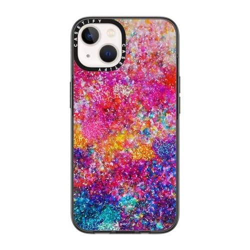 Coque iPhone 14 CASETiFY compacte noire transparente antichoc