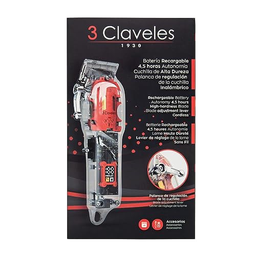 Tondeuse à cheveux design transparent unique et coque transparente
