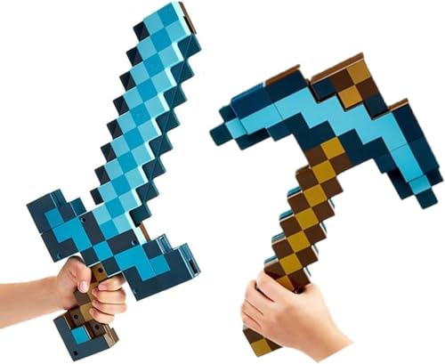 マテル マインクラフト 変形武器「ダイヤの剣/ツルハシ」 (その他の