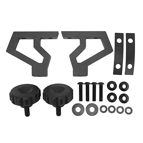 XTevu 1 Pair High Lift Jack Mounting Bracket, 11586.04 Off Road Jack Hood Mounting Bracket Kit, Comp