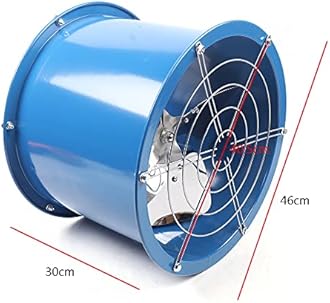 16 Inch 5400m³/H Exhaust Fan, Industrial Fan Extractor Ventilation Fan Wall Mount Ventilation and Cooling for Warehouse Workshop Kitchen and Construction Site