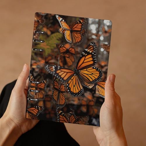 Cuaderno A5 recargable de 6 anillas con cubierta duradera 7