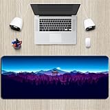 SURFACE LISSE: tissé à partir de fibre douce, la texture du tapis de souris pour clavier permet une glisse fluide, maintient la souris de manière constante sur une surface conviviale sans accrocher ou ralentir les mouvements de la souris