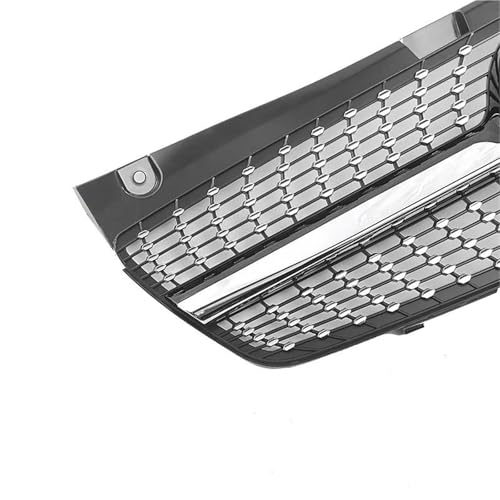 Grille calandre Mercedes W639 Viano Vito look diamant argenté en ABS premium - 4
