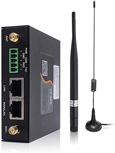 4G VPN Router, Industrial Dual Sim 4G LTE WiFi Router 3G/4G Yeacomm YF325 Wireless Modem Router Unlocked with Sim Card Slot, External Antenna Cellular Modem in North/South America, NOT for Verizon