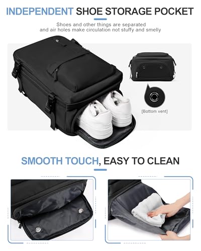 VGCUB Mochila grande de viagem, trabalho, negócios, bolsa de viagem aprovada para laptop para mulher