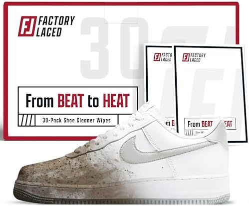 Shoe Cleaner Wipes - Removes Scuffs and Dirt Buildup - Also Provides Traction and Works As Basketball Grip Spray Alternative - 30 Wipes