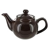 English Tea Store Brand 2 Cup Teapot - Brown Gloss Finish