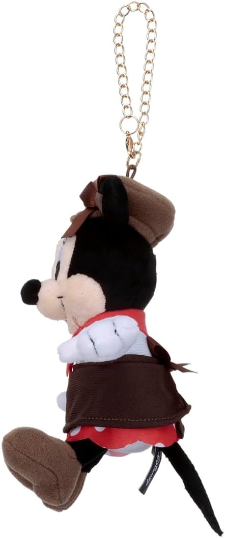 Takara Tomy Arts Disney Character Chain Strap Mascot Bakery Costume Minnie Mouse