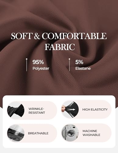 Image of GRACE KARIN Work Dresses for Women 2026 Sleeveless Button Business Midi Dress Notch Lapel V Neck Formal Office A Line Dresses