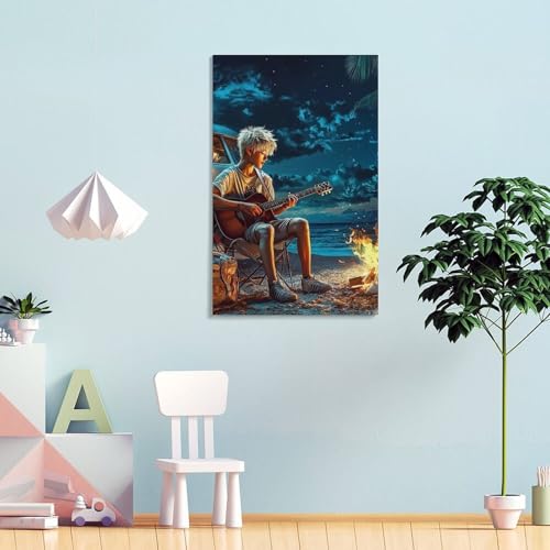 Impression sur toile marine pour une chambre relaxante - 4