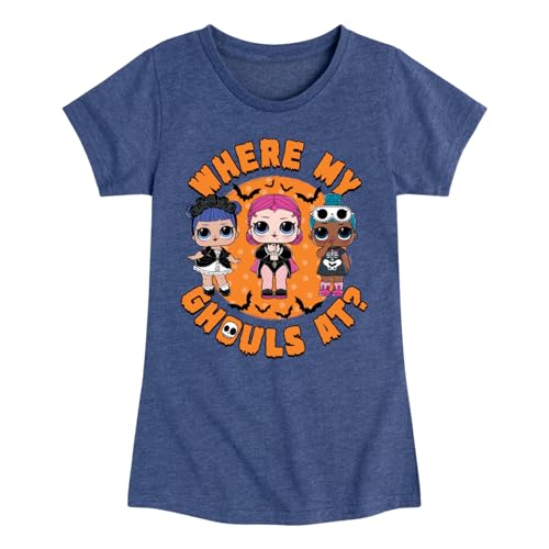 LOL Surprise! - Halloween - Where My Ghouls at - Toddler & Youth Girls Short Sleeve Graphic T-Shirt