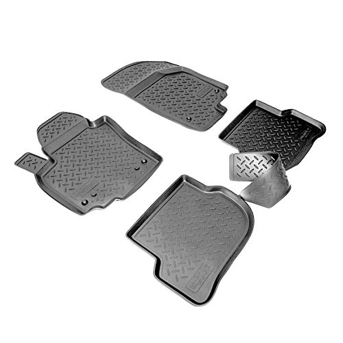 Tapis de sol 3D en caoutchouc pour VW Tiguan fini les moquettes sales