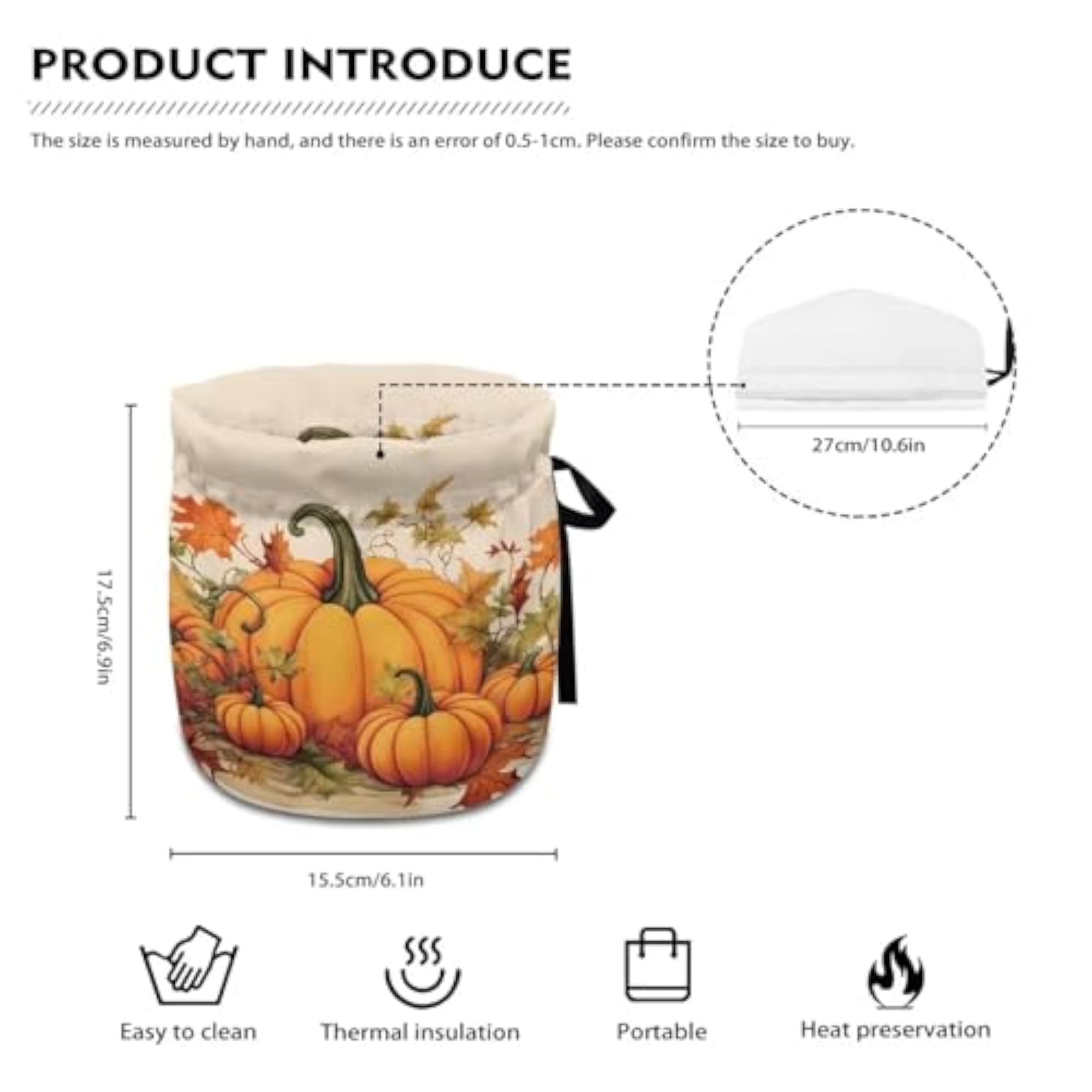 Fall Pumpkin Tea Cozy for Teapot