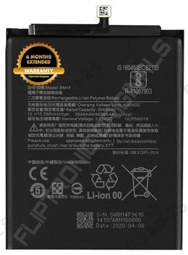 FLIPTRONICS ORIGINALS™ BM4F Battery for Xiaomi Mi A3 M1904F3BG, M1906F9SH, M1906F9SI Battery with 6 Month warrenty**** (I15)