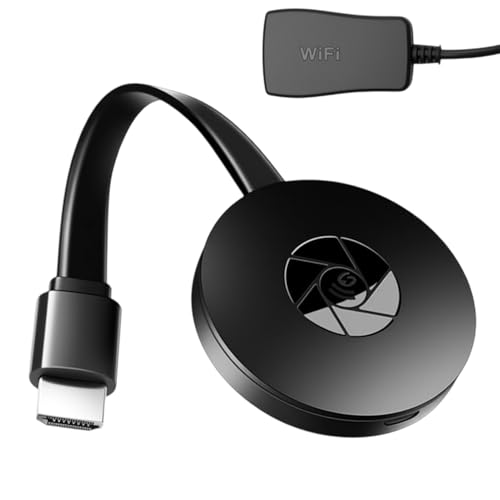 Adaptador Dongle HDMI Inalámbrico 1080p para TV, WiFi Antalla Compatible con Miracast, Airplay, DLNA, iOS, Android, Windows, Mac, Chromecast, Proyector, Monitor
