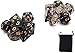 DollaTek Transparent Polyedrische Würfel Set Tischspiele Würfel 2 Sätze Würfel 2 x 7 (14 Stück) Würfel Serie D20 D12 D10 D8 D6 D4 DND Würfel DND RPG MTG Doppelfarben Einteilig (Schwarz)