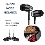 Ludos OMNITONE Wired Earbuds in-Ear Headphones, Earphones with Microphone, 5 Years Warranty, Noise Isolation Corded for 3.5mm Jack Ear Buds for iPhone, iPad, Samsung, Computer, Laptop, Gaming, Sports - Image 5