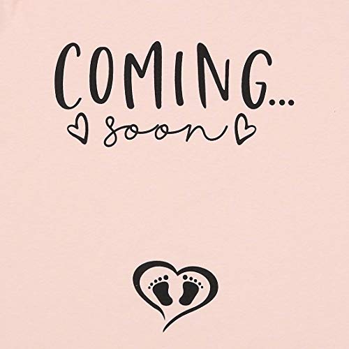 VILOVE Pregnancy Announcement Shirt Women Coming Soon T Shirt Pregnancy Mom to Be Gift Shirts New Mom Tee Shirt4
