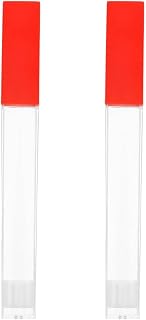 2 Pack Transparent Thermometer Storage Case - Plastic Tube Holder for Thermometers & Needles, Ideal for Home, Hospital, Clinic - Durable Thermometer Container & Needle Box