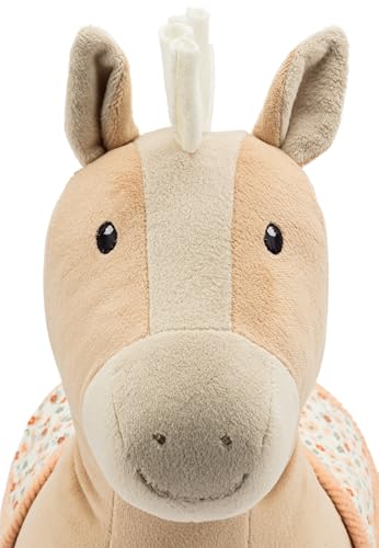 Doudou bébé Sterntaler cheval Sunny en ouate de polyester beige clair