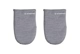 Le Creuset Set of 2 Mini Oven Mitts, 8", Charbon