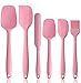 Produktbild NoChoX 6 Silikon Spatel Hitzebeständig bis 500°F BPA Frei Silikon Teigschaber mit Metallkern, Nicht-Stick und Nahtloses Einteiliges Design zum Backen und Kochen (Rosa)