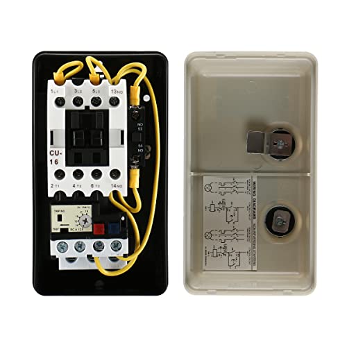 Baomain Interruptor Magnético Hueb-16K Liga/Desliga com 3 Polos 110V Bobina 12,5-18A