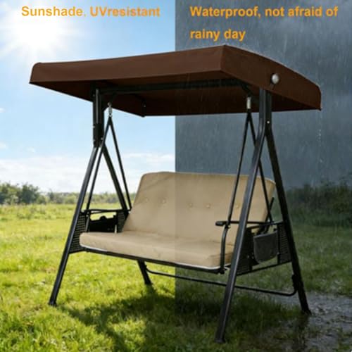 Housse de rechange imperméable pour balancelle de jardin haute résistance aux intempéries